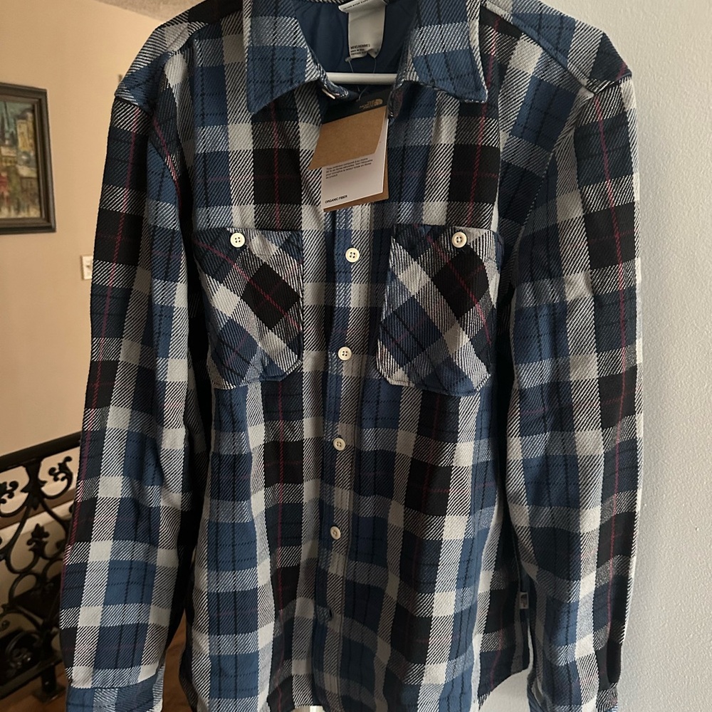 The North Face Blue Casual Button Down Shirt